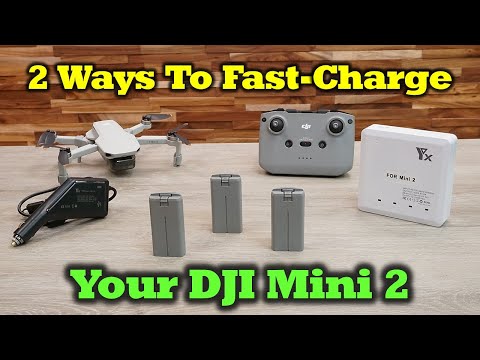 DJI Mini 2 4K Drone Unboxing Setup and Charging - YouTube