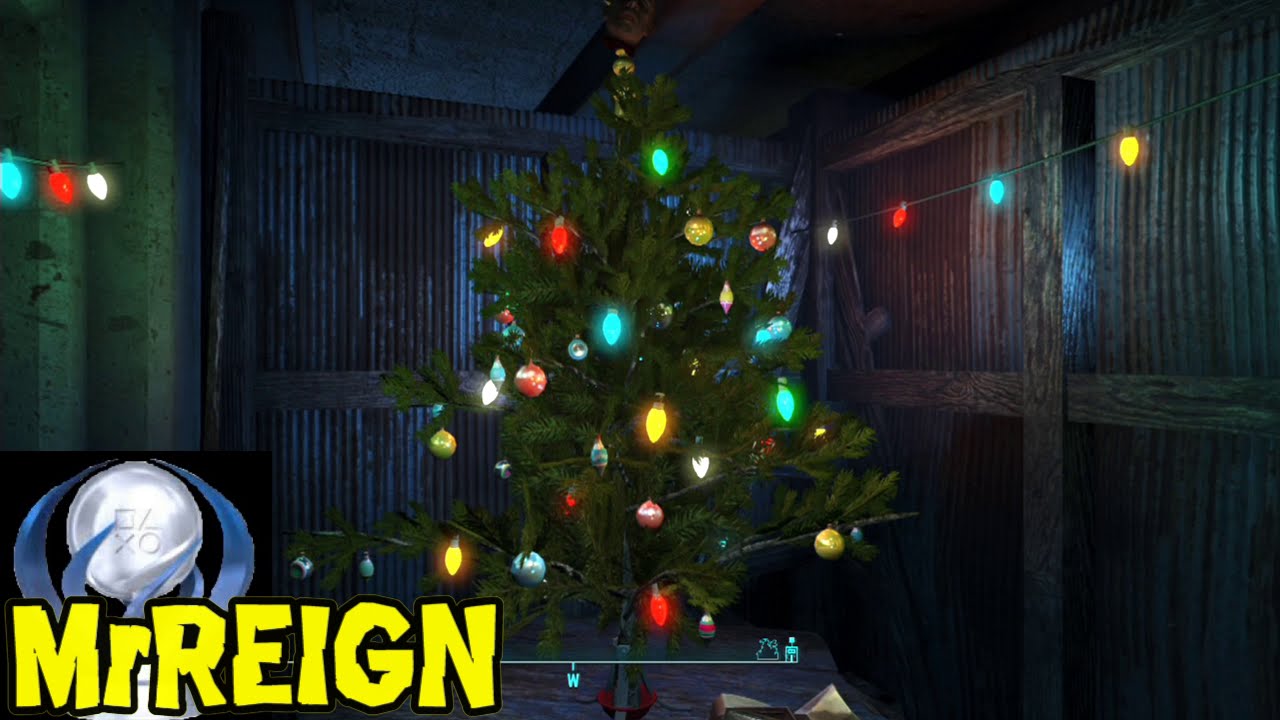 FALLOUT 4 - Christmas Tree EASTER EGG - What's Under The Tree?
