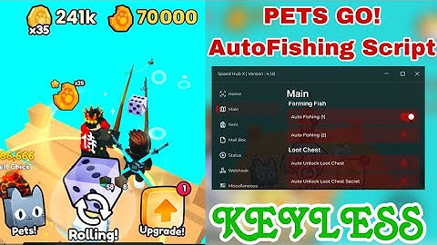 Pets Go! Dragon Update Script | Auto Fishing Script | Pets Go Best KEYLESS Script | Pastebin