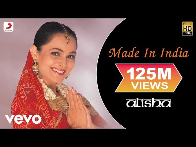 Made In India - Alisha Chinai | Official Video | Biddu | Shyam Anuragi