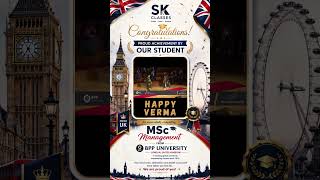 UK Se MSc Complete Karke Happy Verma Ne Kar Dikhaya SK Classes Ki Proud Student | BPP University