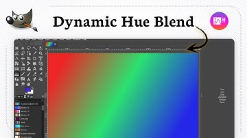 How to create gradient color in GIMP (Smooth Transition)