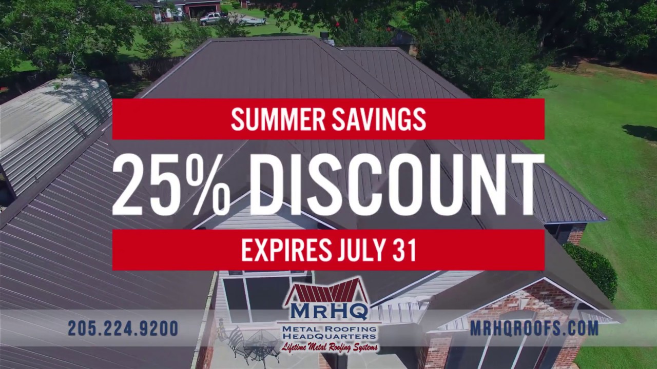 Metal Roofing Showcase of Homes - 25% Discount