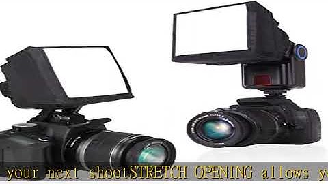 ENHANCE Camera Light Diffuser Softbox for Pop Up and External Speedlites with Foldable, Universal D