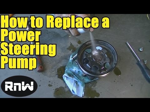 How to Remove and Replace a Power Steering Pump - YouTube dodge 3 9 engine diagram exploded 