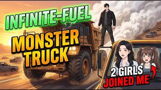 I Got an Infinite-Fuel Monster Truck in the Apocalypse... and Forced Two Girls to Join Me