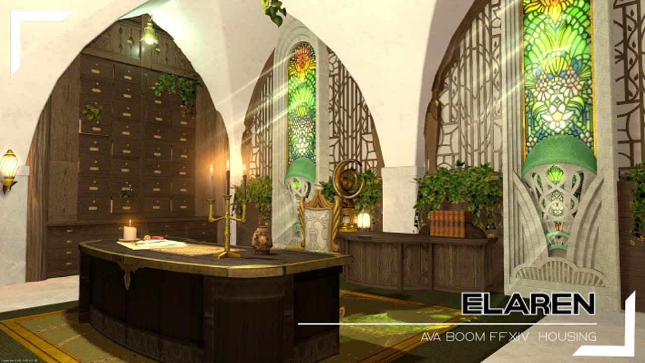 Elaren | Elven-Inspired Home:  FFXIV Housing Walkthrough [L]