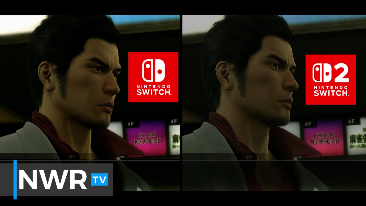 Yakuza Kiwami Nintendo Switch vs. Nintendo Switch 2 Comparison