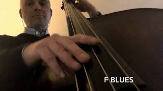 F BLUES BASS LINE PLAY ALONG BACKING TRACK chords