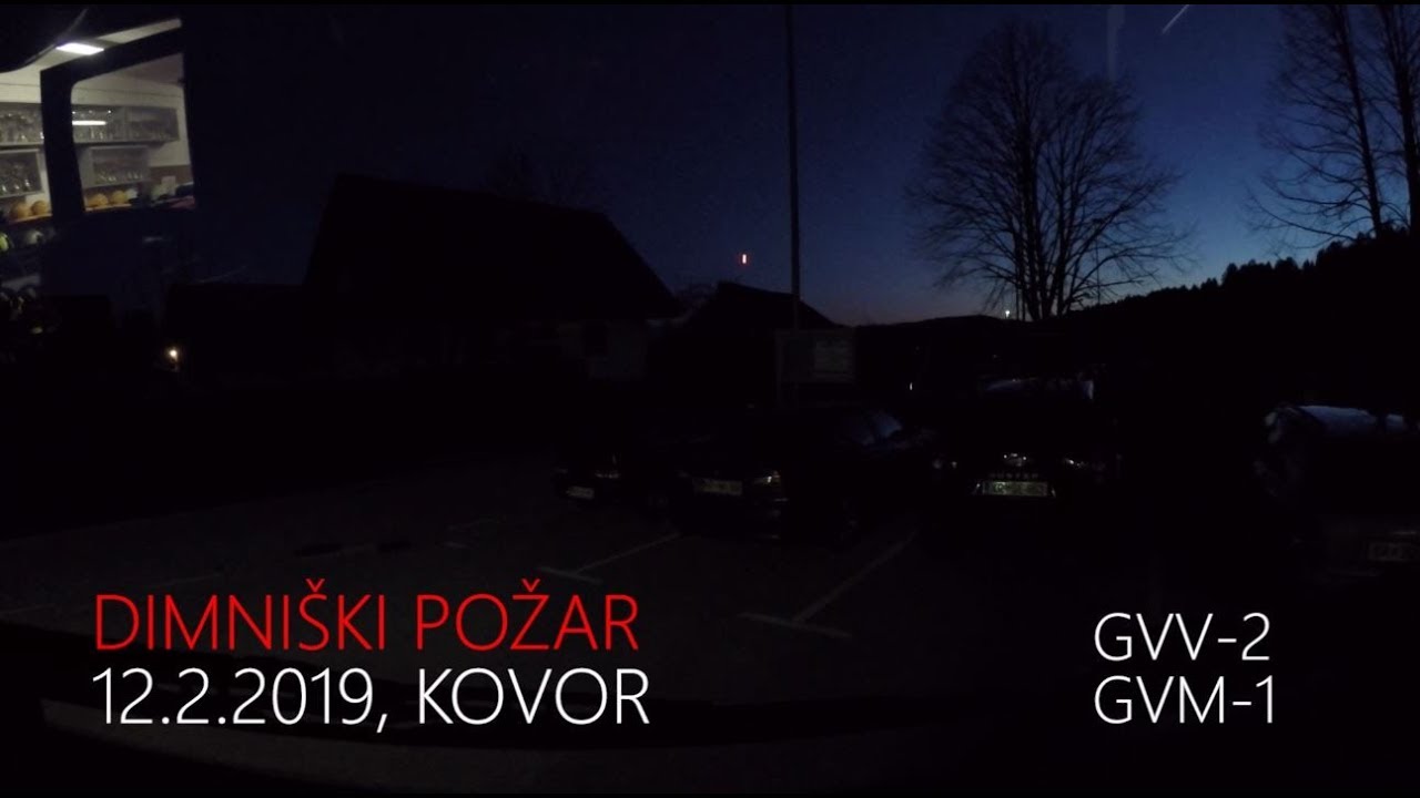 Intervencija | dimniški požar, Kovor 12/2/19
