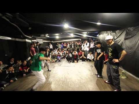 20131222 4 Real Locking 2 on 2 Battle Best 8 翔A & Chang Hao vs Yi & Shanice (Win)