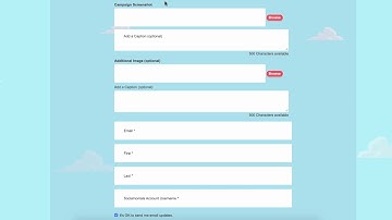 How to prepopulate campaign submission form fields