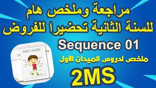 مراجعة وملخص هام للسنة ثانية متوسط تحضيرا للفروض والإختبارات