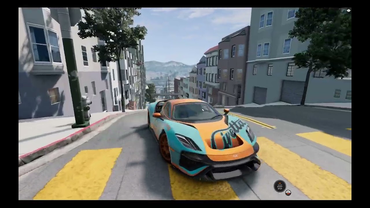 super car in police chase