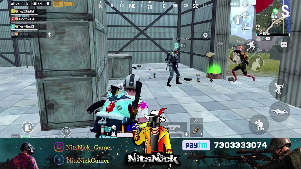 | NitsNick Gamer | My New Channel | PUBG 10 Kills| RANK PUSH AND RUSH GAMEPLAY | Stay Home Stay Safe