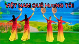 VIỆT NAM QUÊ HƯƠNG TÔI - múa nón // vũ điệu vasle // có hướng dẫn dưới phần mô tả ...