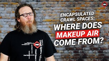 Crawl Space Encapsulation with Ventilation | Where Does The Makeup Air Come From