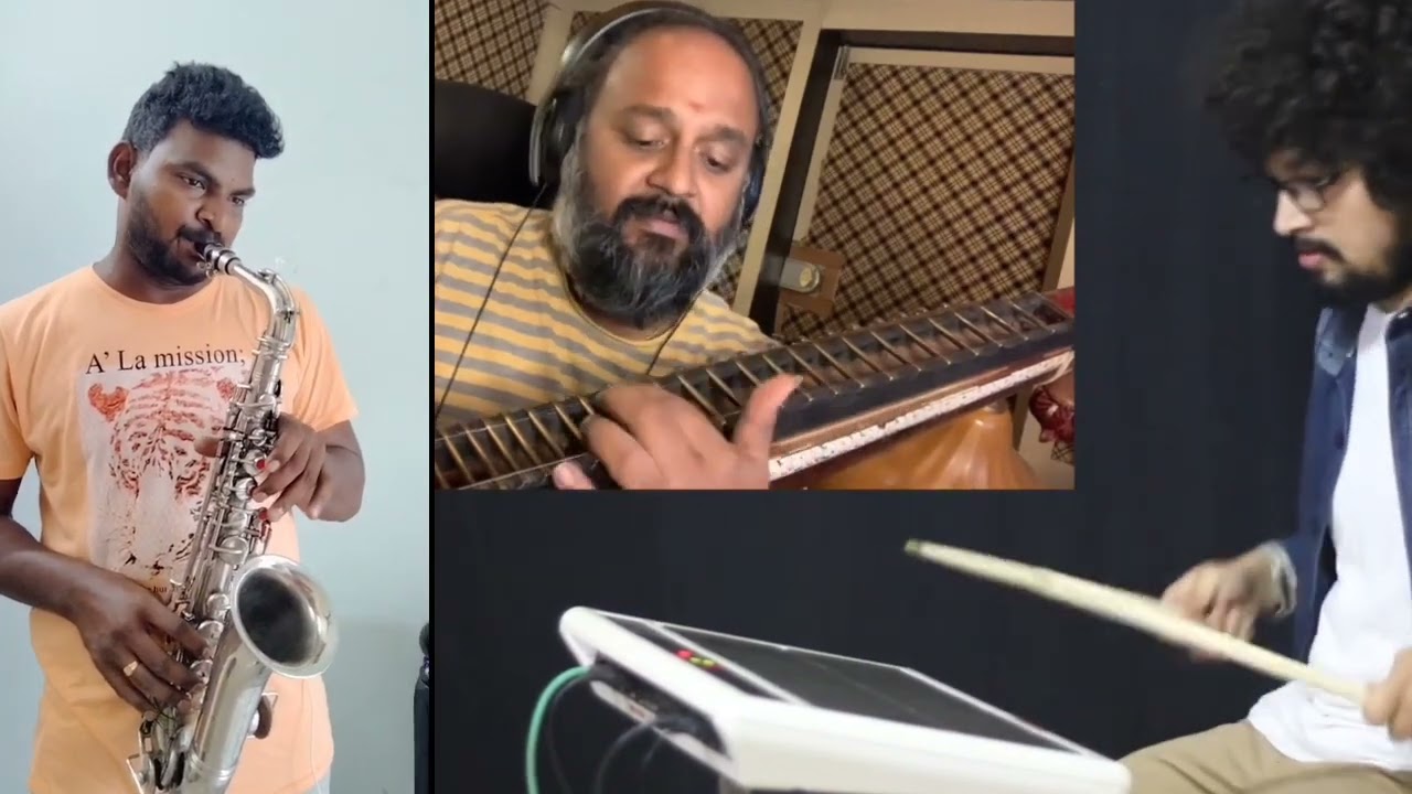 duet with Pavan anna  on saxophone ||  Sandeep