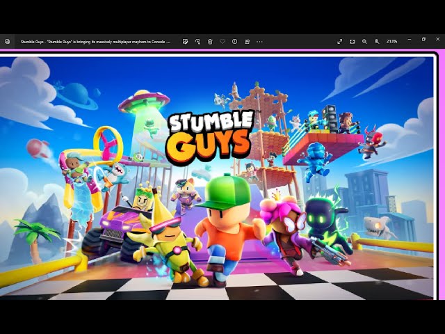 Stumble Guys - “Stumble Guys” is bringing its massively multiplayer mayhem  to Console