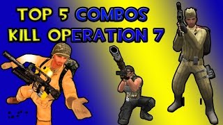 TOP 5 | LOS MEJORES COMBOS KILLS | OPERATION 7 | KEYSTERPLAY