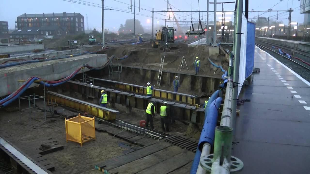 Foto Video Zutphen Nieuws  Nieuwe tunnels NS Station Zutphen deel 3