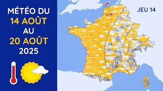 Weather from Thursday 14 to Wednesday 20 August 2025