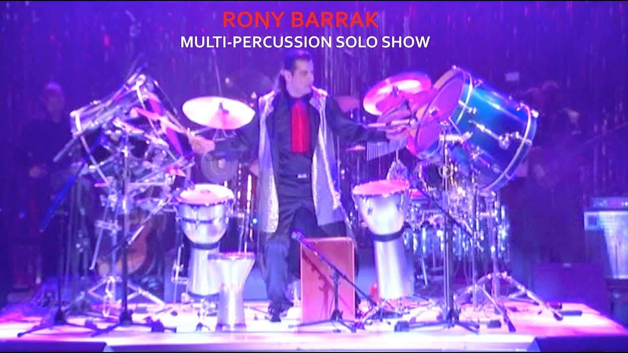 MultiPercussion solo show by Rony Barrak روني براّك YouTube