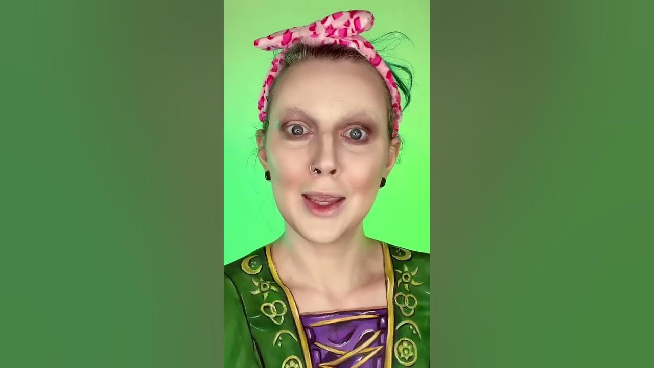I put a spell on you 🔮 Hocus Pocus 2 Winnie Sanderson makeup #disney #makeup #halloween #hocuspocus