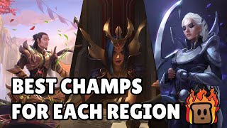 (UPDATED) Best Champion for Each Region