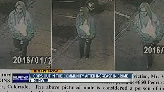 Cops out in the community after increase in crime