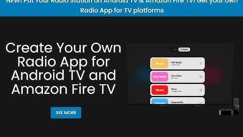 Create Your Own App for Apple TV | For Radio Stations and Online TV