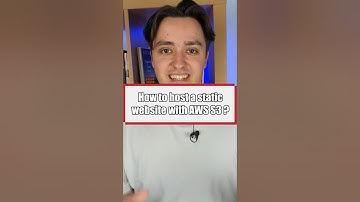 HOW TO HOST A STATIC WEBSITE WITH AWS S3 ?