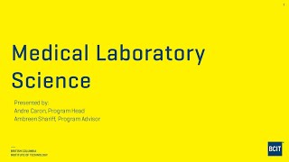 Medical Laboratory Science - Info Session - 15 June 2021 screenshot 3