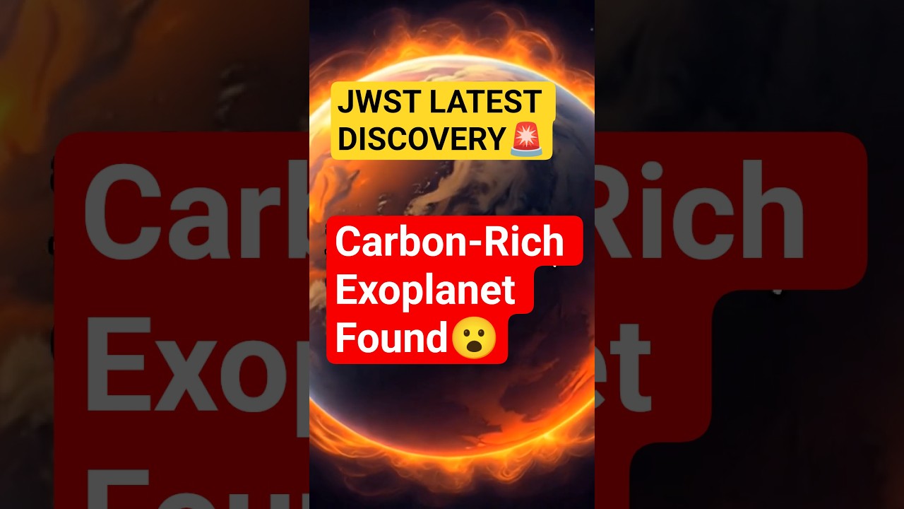 JWST Discovers Exoplanet Around Pulsar with Nearly Pure Carbon Atmosphere | PSR J2322-2650b 