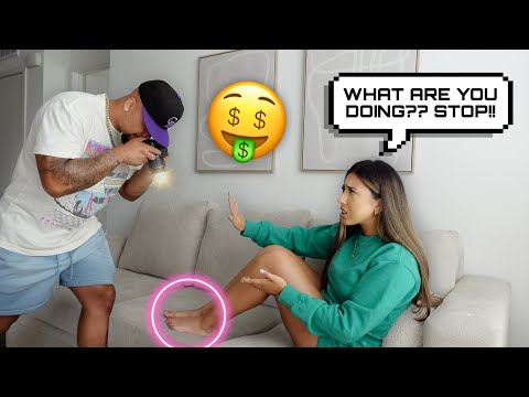 SELLING MY FIANCEE'S FEET PICS WITHOUT HER KNOWING PRANK *HILARIOUS*