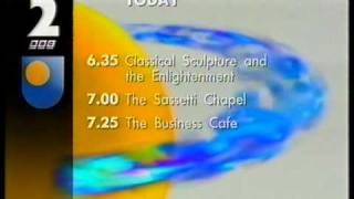 Andy Cartledge Opens Up Bbc2 On Sunday 27Th April 1997