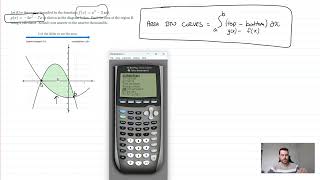 Area Between Curves Made Simple Using A TI-84+ Calculator