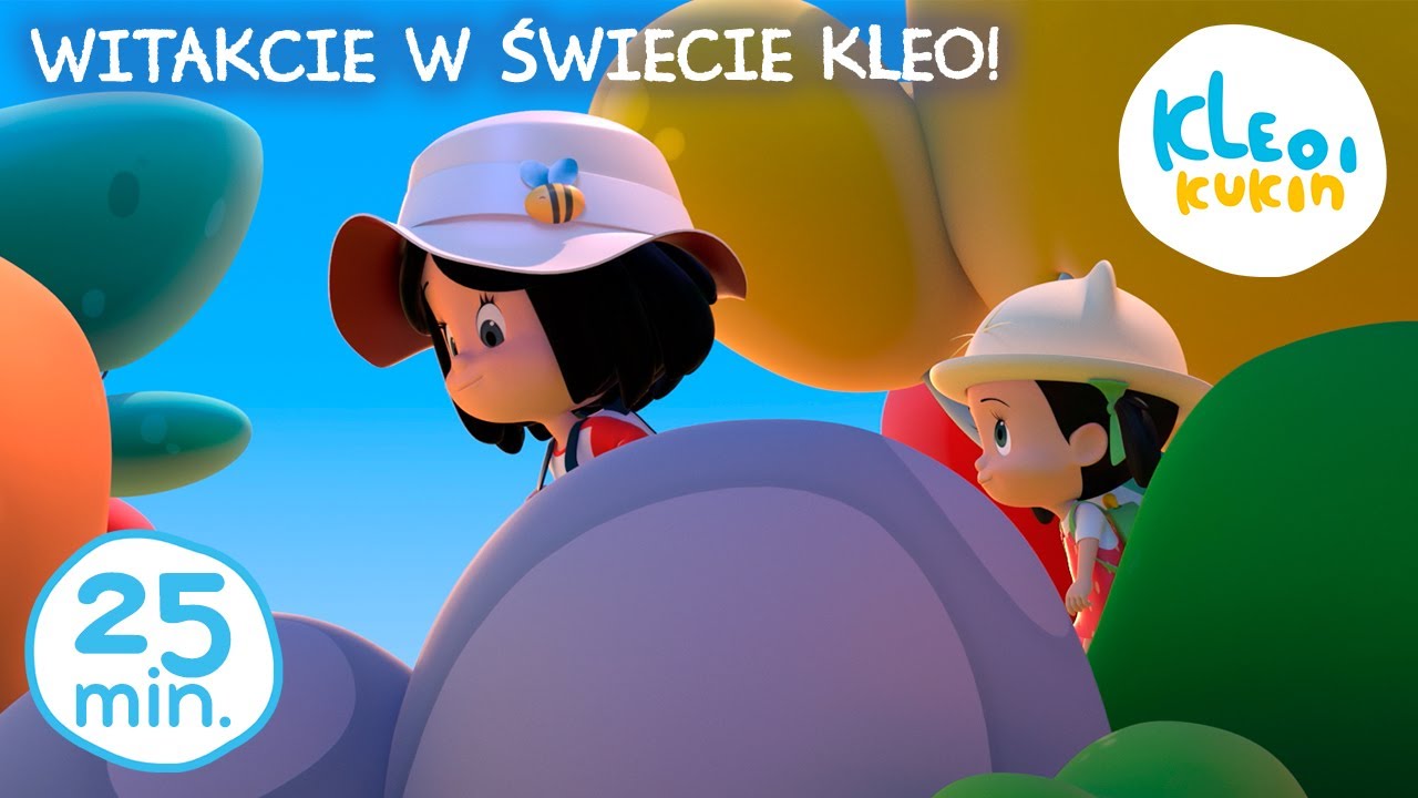 ⁣Kleo i Kukin 👋👧 WITAKCIE W ŚWIECIE KLEO! 👧👋 Najlepsze kreskówki dla dzieci 🎬 Kleo i Kukin