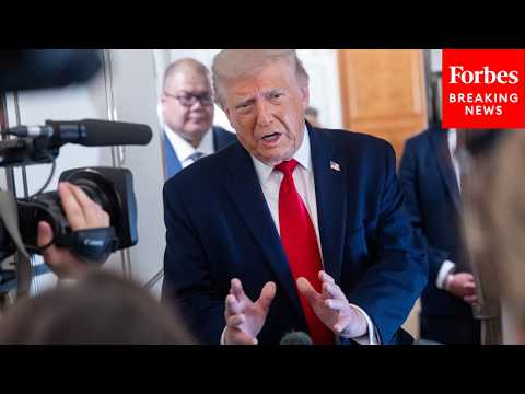 FULL VIDEO: Trump Takes Questions About Iran War, Kennedy Center In AF1 Press Gaggle
