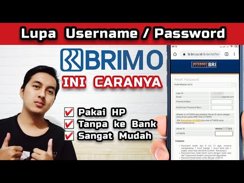 Cara Atasi LUPA Username dan Password Mbanking BRIMO Tanpa ke Bank