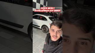Porsche Macan S Light Ambient Interna Futurista Led RGB #shorts #porsche #macan #macans #led #light