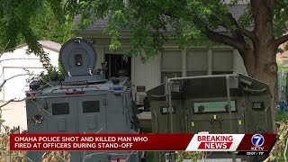 Omaha police shoot, kill man who fired at officers during stand-off