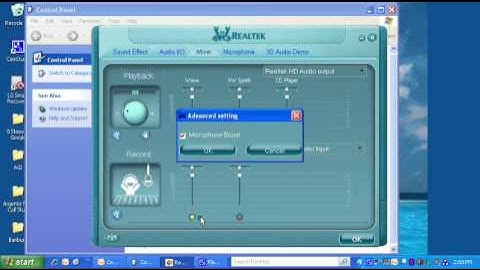 How to Change the PC Microphone Level on Realtek Soundcard