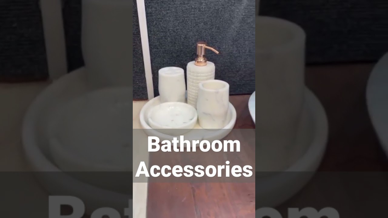 Marble Bathroom Accessories | Wash Basin | Hand Wash | Toothpaste Holder | Marble Wash Basin