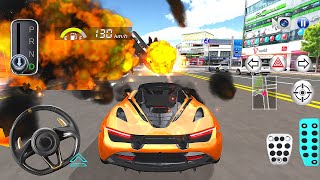 McLaren 720S Rampages Through City Roads With Explosive Machine Guns | 3D Driving Class screenshot 5
