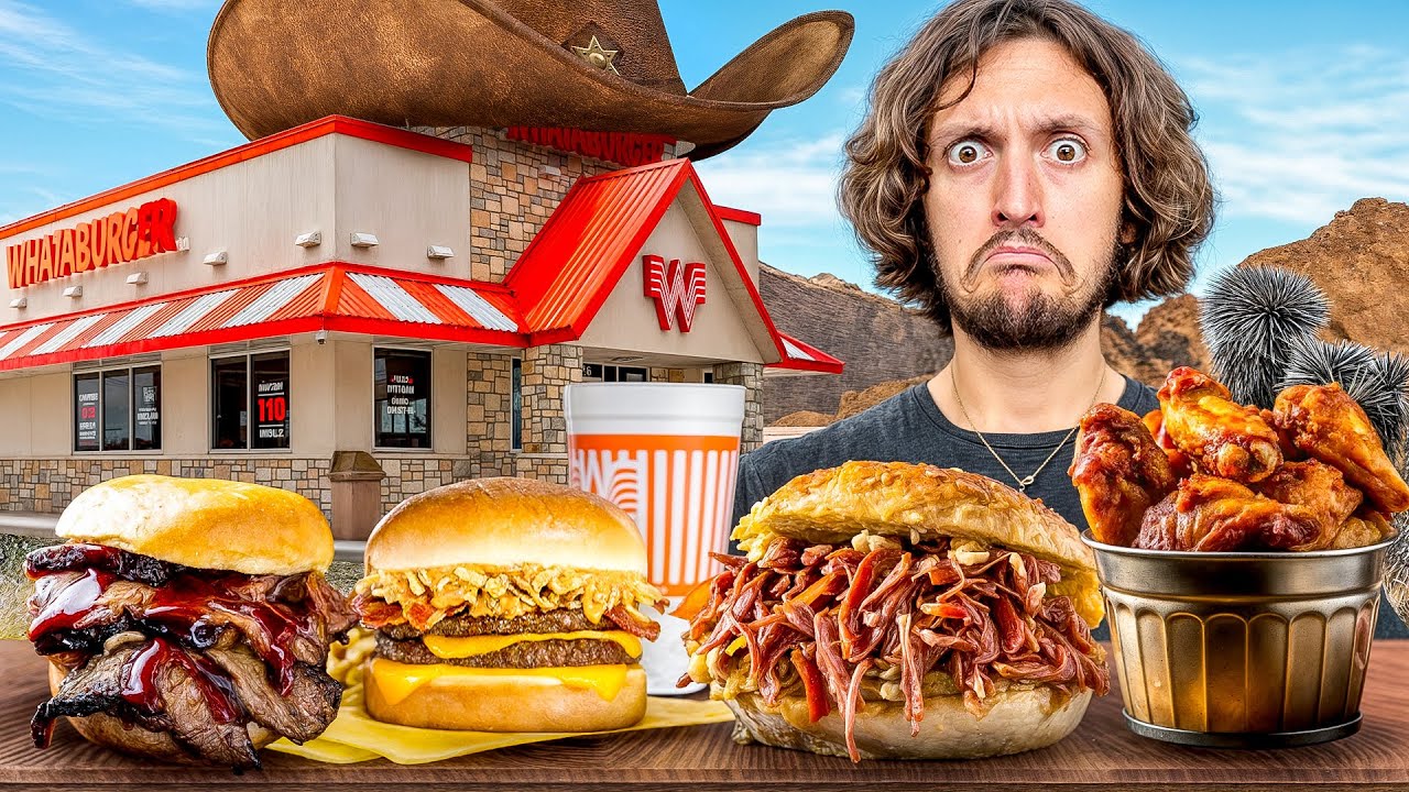 MANGIO Nel FAST FOOD SEGRETO Del TEXAS