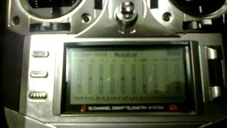Spektrum DX18 Multi engine start up and idle sequence. Experimental stage presently