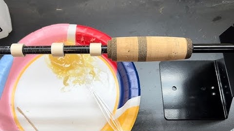 Custom Rod Building Part 3 Continued: How to install the Rod Grips, Reel Seat, and Winding Checks