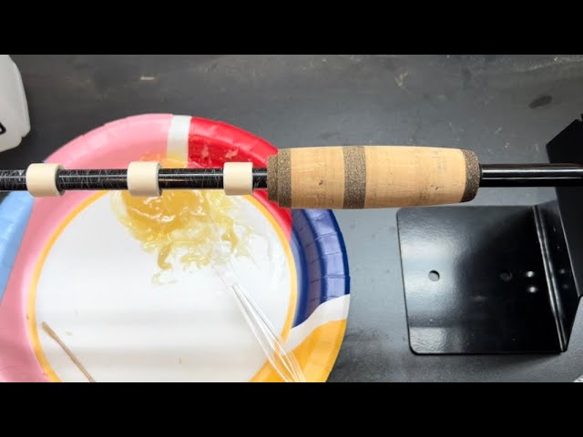 Custom Rod Building Part 3 Continued: How to install the Rod Grips, Reel  Seat, and Winding Checks 