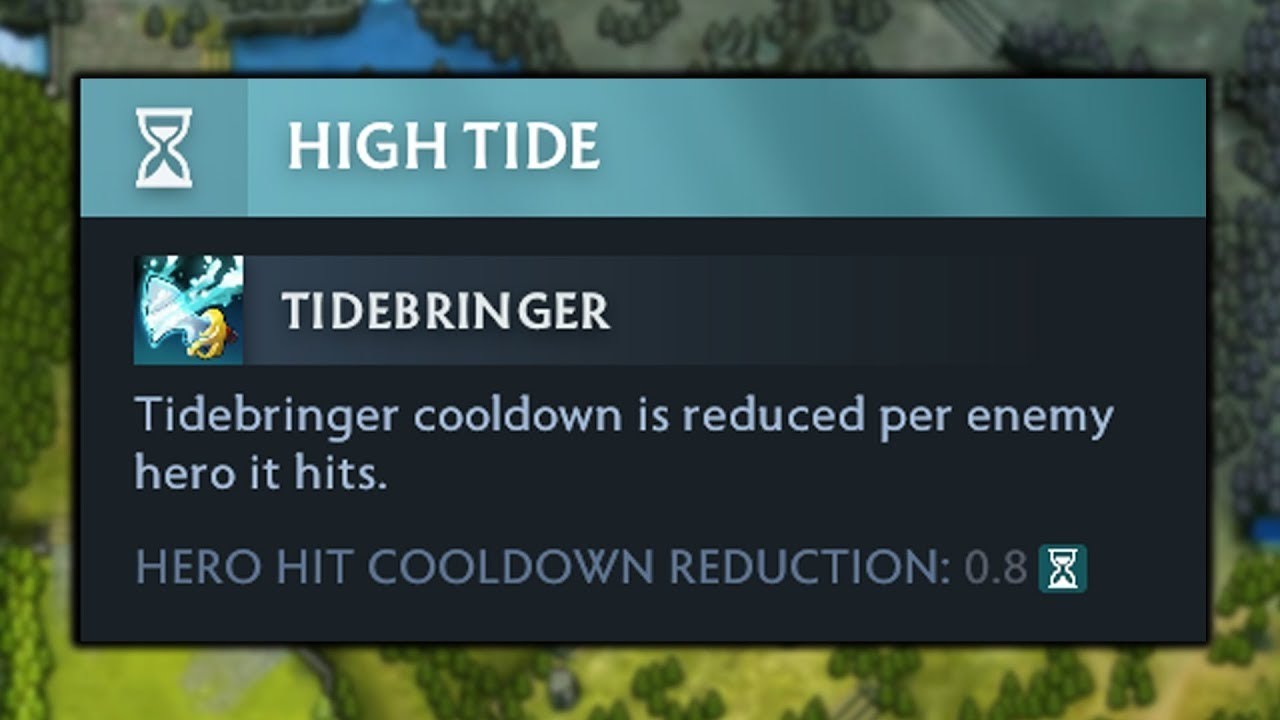 when Tidebringer has no cooldown Dota 2